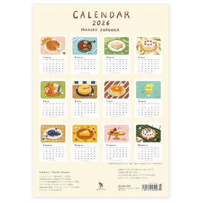 Mariko Fukuoka 2026 Calendar · Cozyca