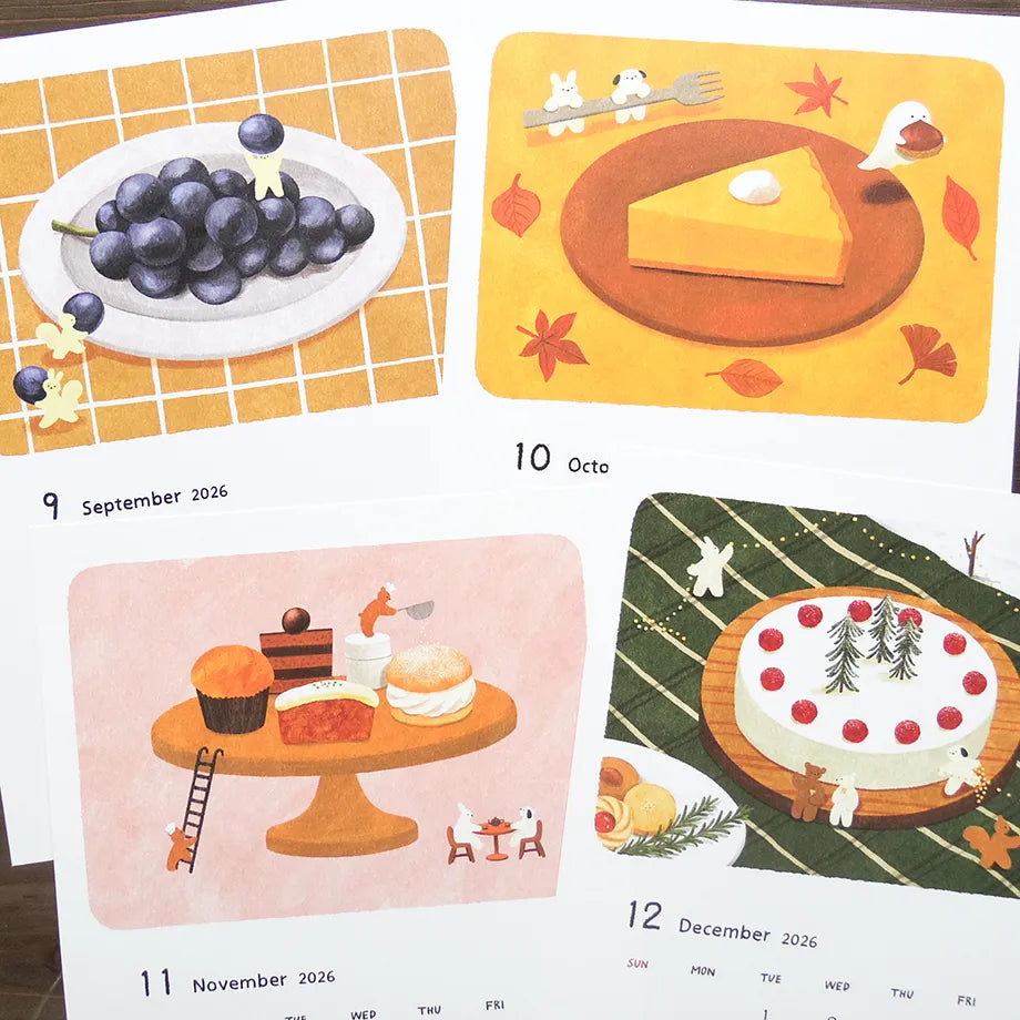 Mariko Fukuoka 2026 Calendar · Cozyca