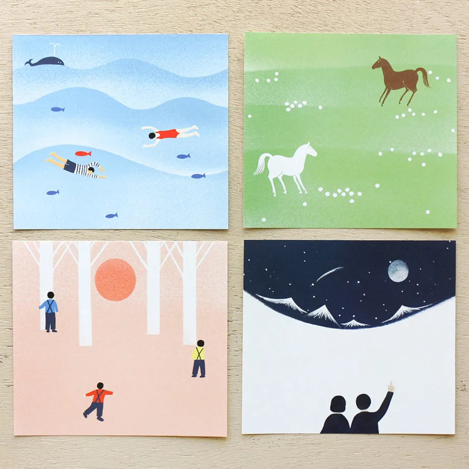 Landscape Memo Pad | Nishi Shuku · Cozyca