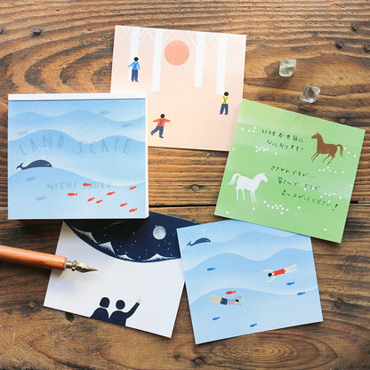 Landscape Memo Pad | Nishi Shuku · Cozyca