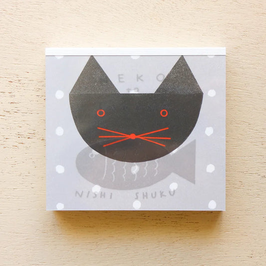Neko to Sakana Memo Pad | Nishi Shuku · Cozyca