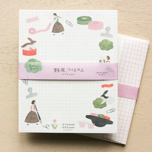 Field on the Desk Letter Set / Necktie · Cozyca