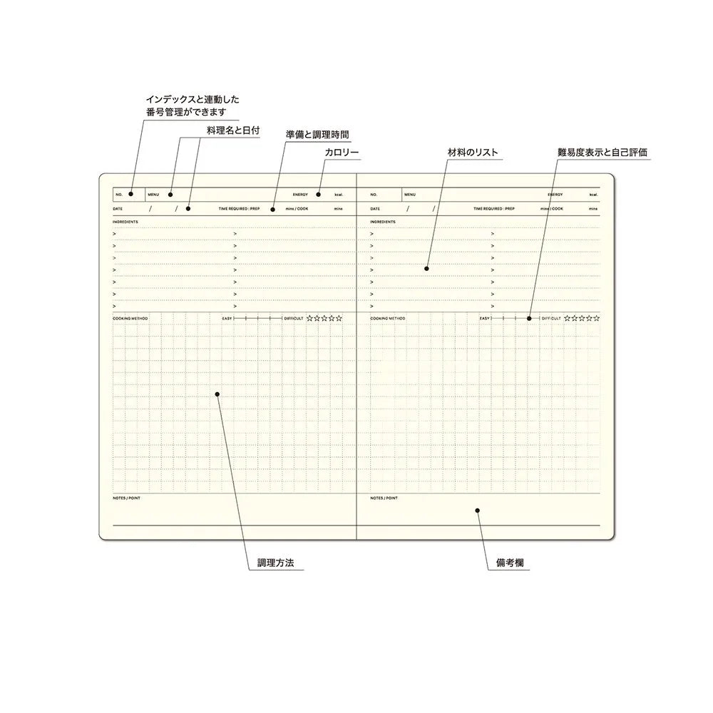 B6 Cooking Style Notebook · Laconic