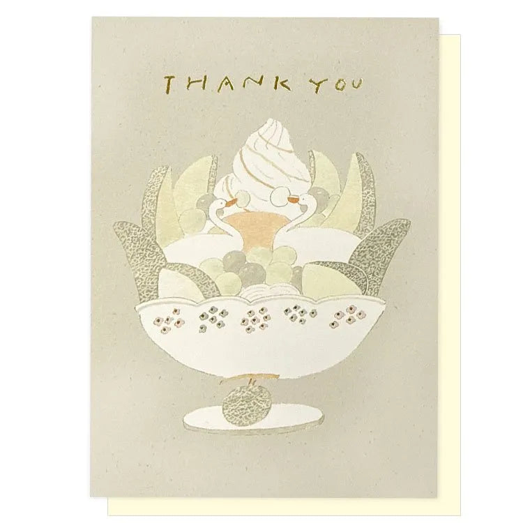 A Luxurious Way to Eat Melon Thank You Card · Tobimatsu Shoichiro