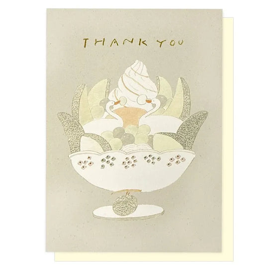 A Luxurious Way to Eat Melon Thank You Card · Tobimatsu Shoichiro