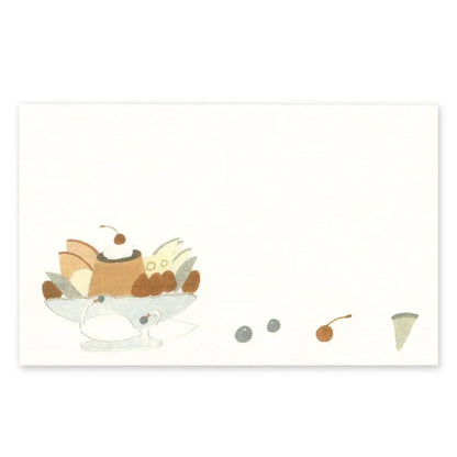 Pudding a la Mode Mini Message Card · Tobimatsu Shoichiro
