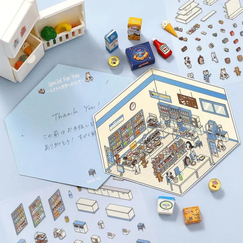 Convenience Store Sticker Diorama · BGM