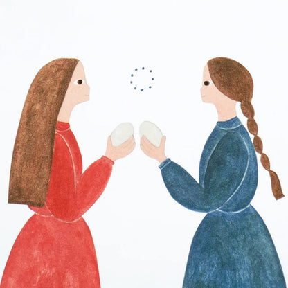 Rabbit Letter Necktie Postcard Set · Cozyca