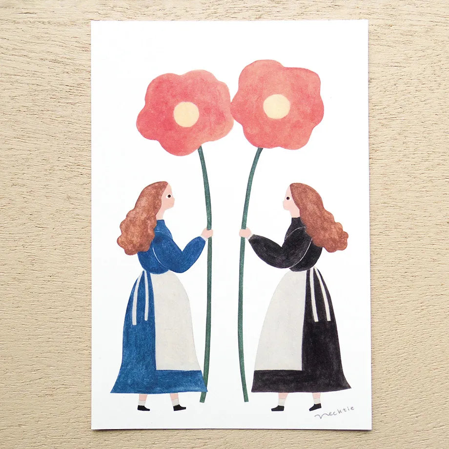 Tomorrow is Someone's Birthday Necktie Postcard Set · Cozyca