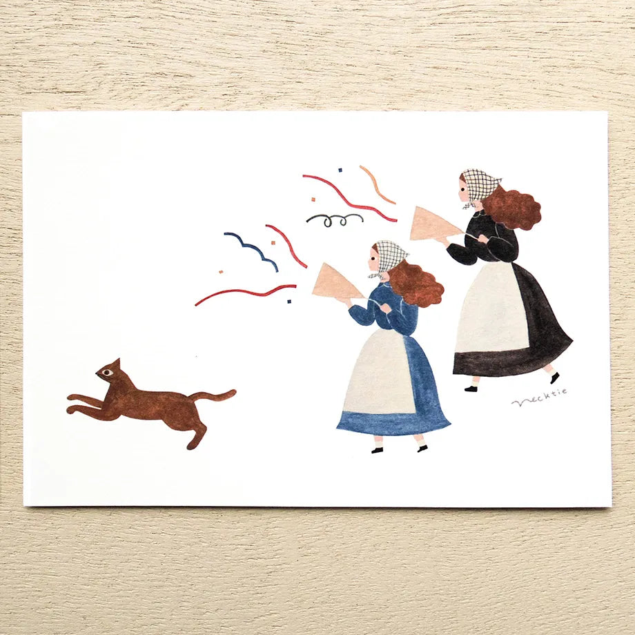 Tomorrow is Someone's Birthday Necktie Postcard Set · Cozyca