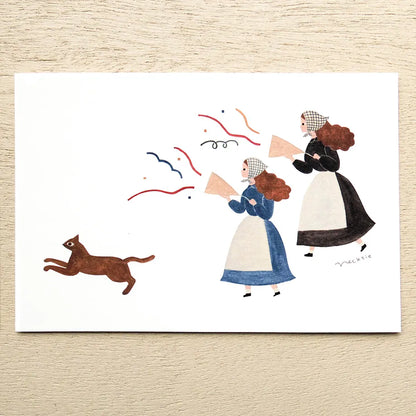 Tomorrow is Someone's Birthday Necktie Postcard Set · Cozyca