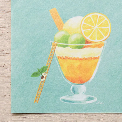 Sweets One-stroke Mariko Fukuoka Note Pad · Cozyca