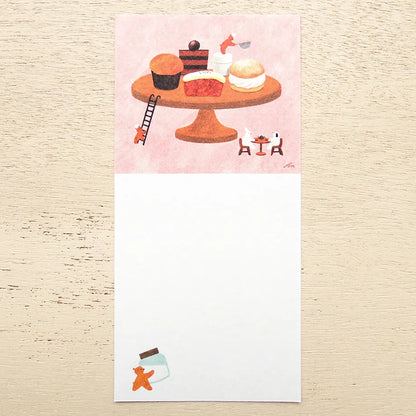 Sweets One-stroke Mariko Fukuoka Note Pad · Cozyca