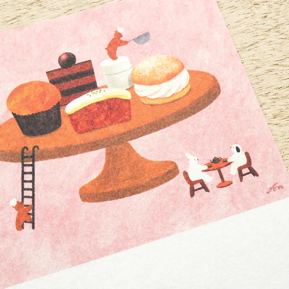 Sweets One-stroke Mariko Fukuoka Note Pad · Cozyca