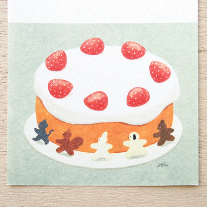 Sweets One-stroke Mariko Fukuoka Note Pad · Cozyca