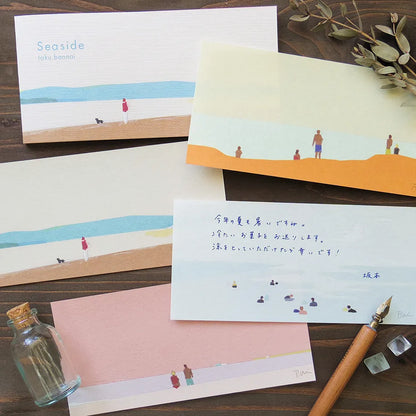 Seaside One-stroke Taku Bannai Note Pad · Cozyca