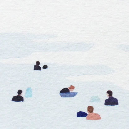 Seaside One-stroke Taku Bannai Note Pad · Cozyca