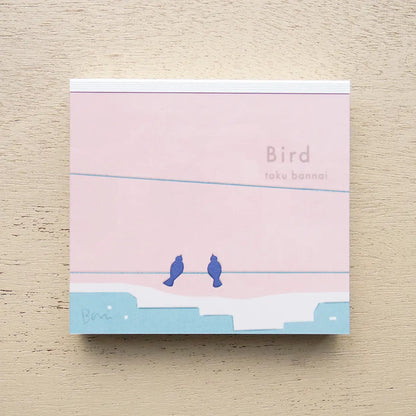 Bird Taku Bannai Memo Pad · Cozyca