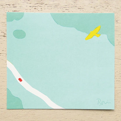 Bird Taku Bannai Memo Pad · Cozyca