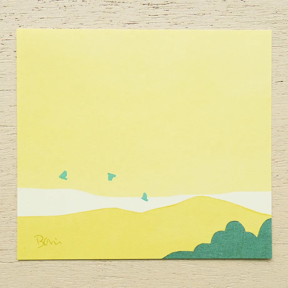 Bird Taku Bannai Memo Pad · Cozyca