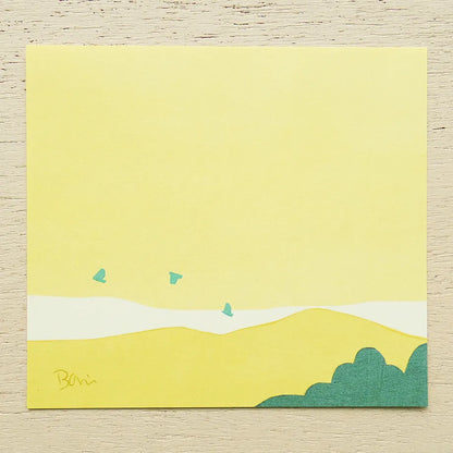 Bird Taku Bannai Memo Pad · Cozyca