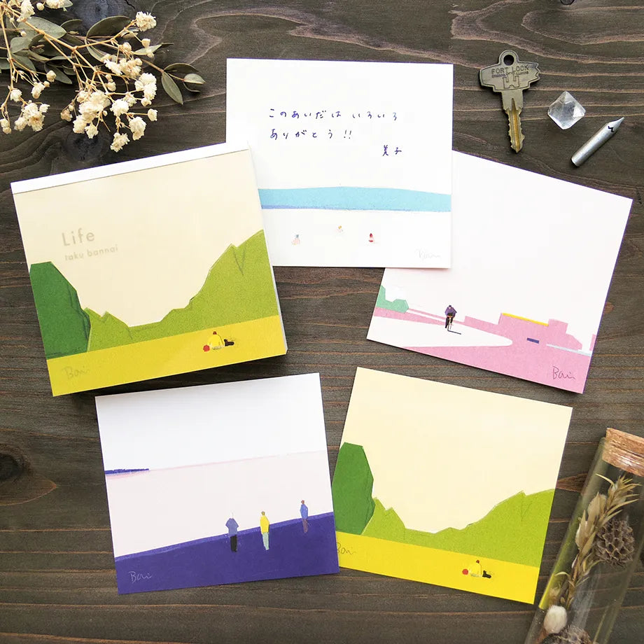 Lake Taku Bannai Memo Pad · Cozyca