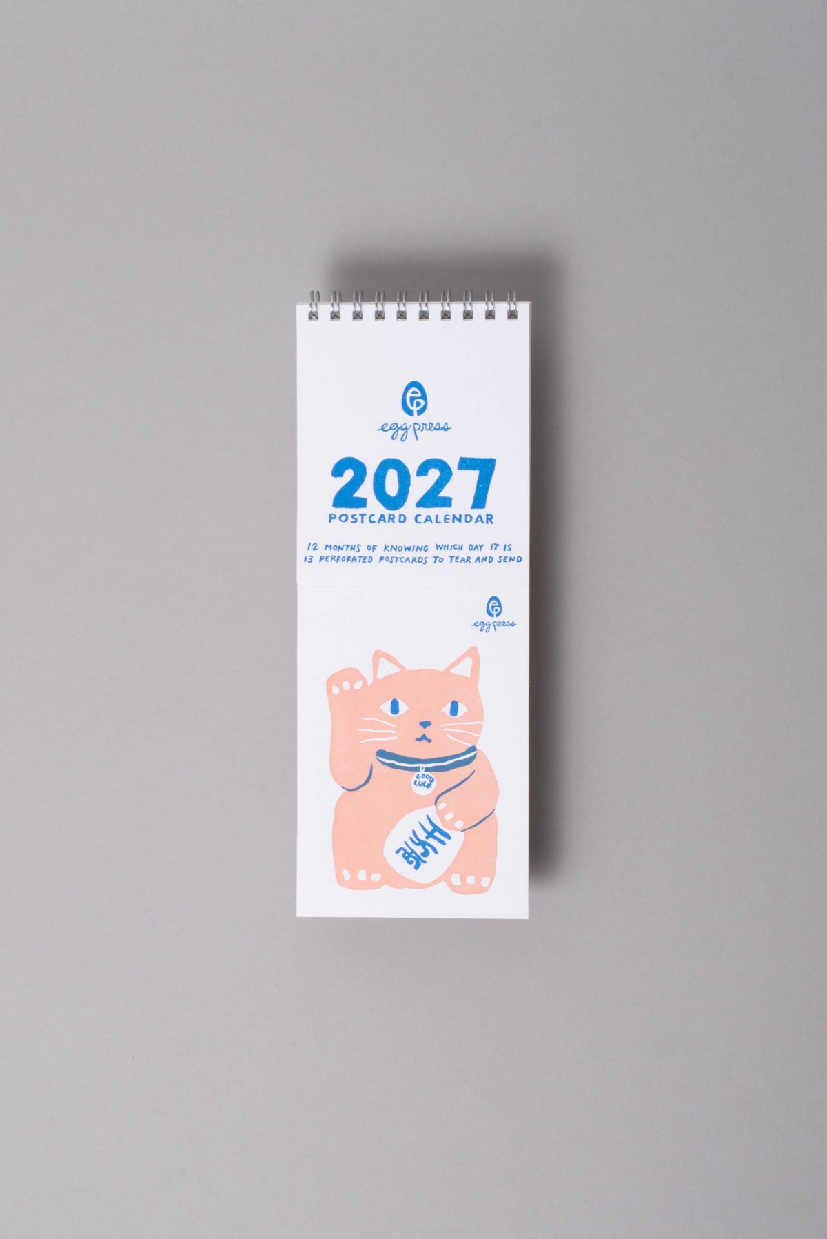 2027 Tear-off Postcard Illustrated Calendar · Egg Press
