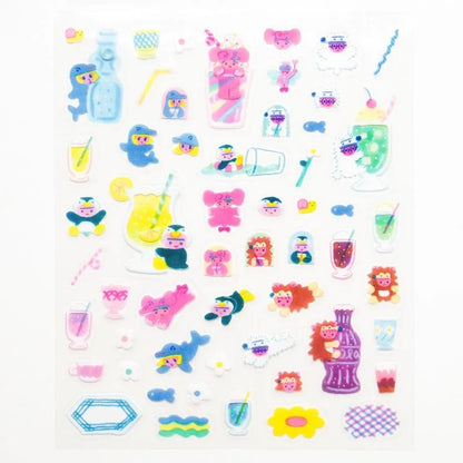 Juice Itoi Yuki Stickers · Cozyca