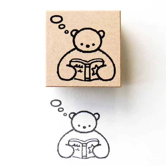Hmm Hmm Mariko Fukuoka Rubber Stamp · Cozyca