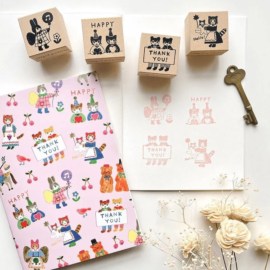 Hello! Aiko Fukawa Rubber Stamp · Cozyca