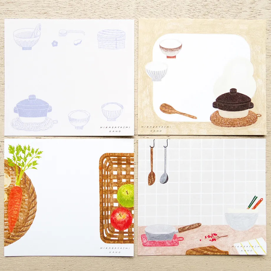 Kitchen Tools Hirabayashi Kano Memo Pad · Cozyca