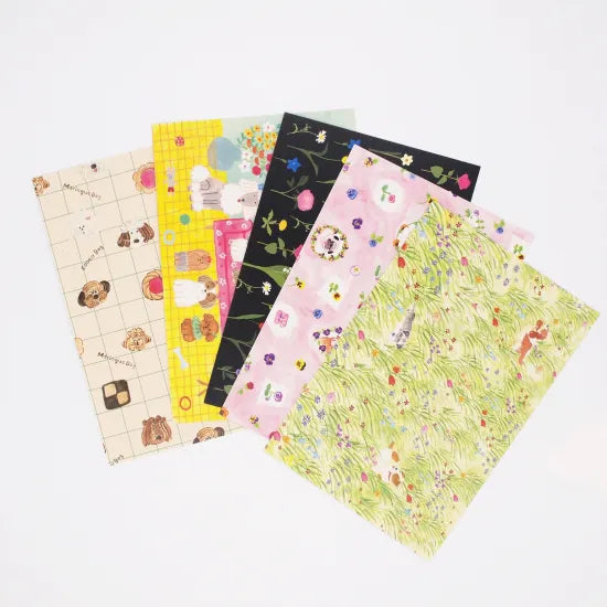 Omekashi Dog's Room Postcard · Paper Message