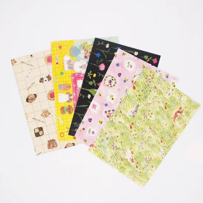 Omekashi Dog's Room Postcard · Paper Message