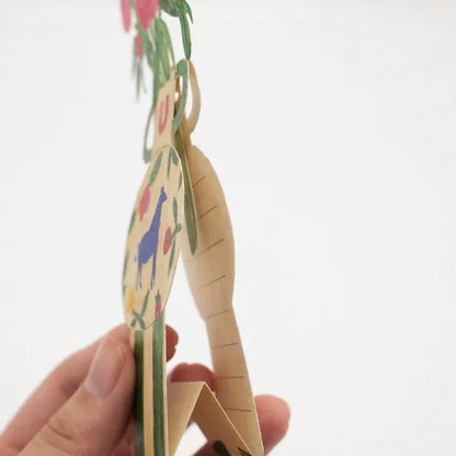 Stylish Vase Card · Paper Message