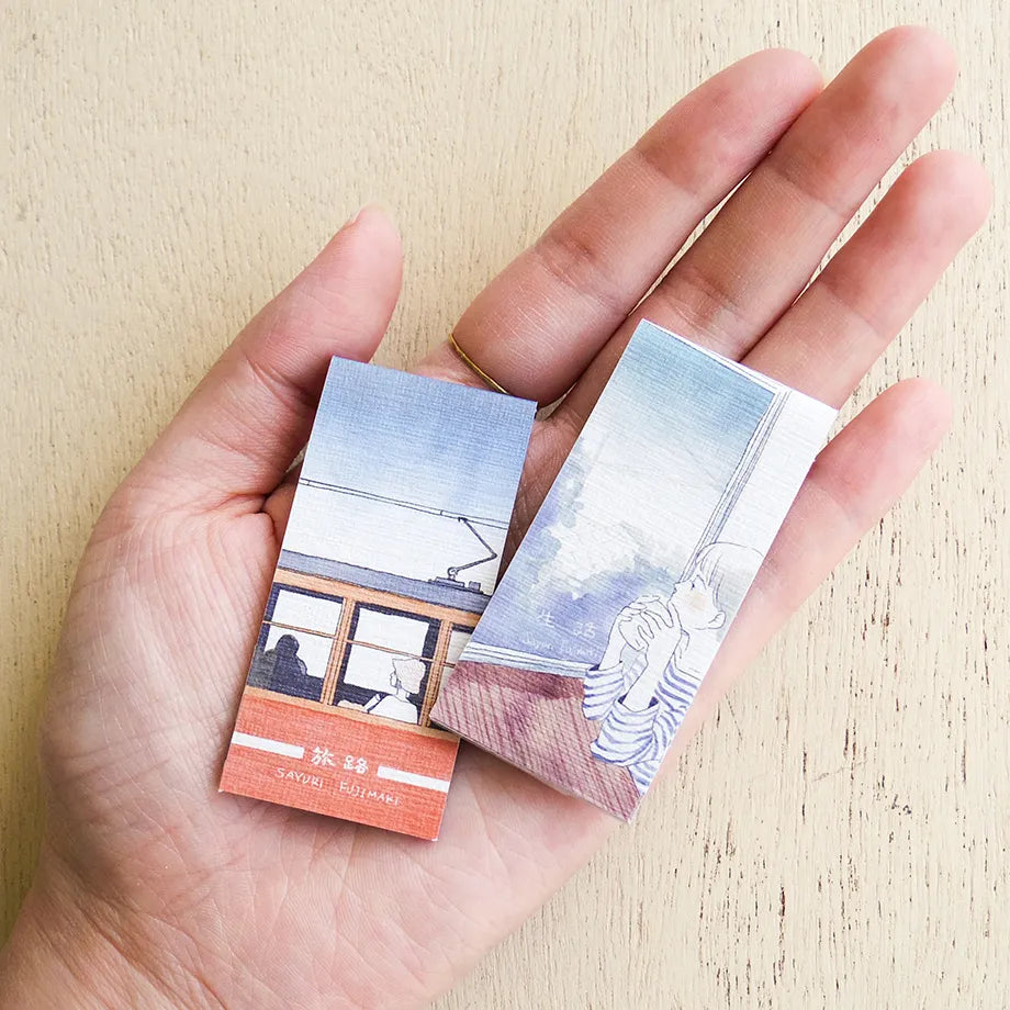 Travel & Life Sayuri Fujimaki One Line Sticky Notes · Cozyca