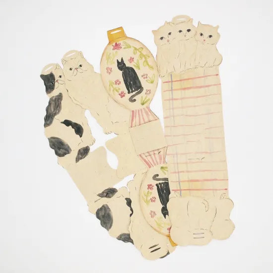 Cat Vase Card · Paper Message
