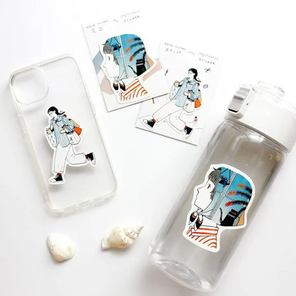 Window Sayuri Fujimaki Sticker · Cozyca