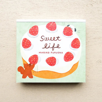 Sweet Life Mariko Fukuoka Memo Pad · Cozyca