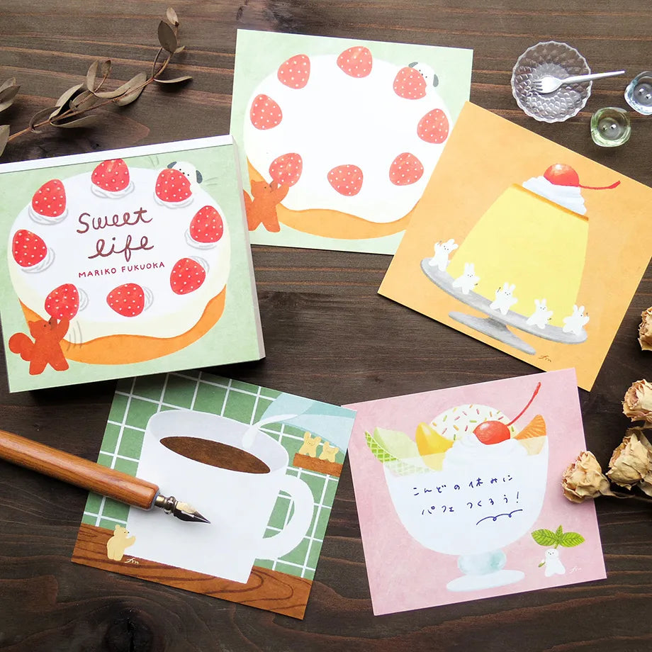 Sweet Life Mariko Fukuoka Memo Pad · Cozyca