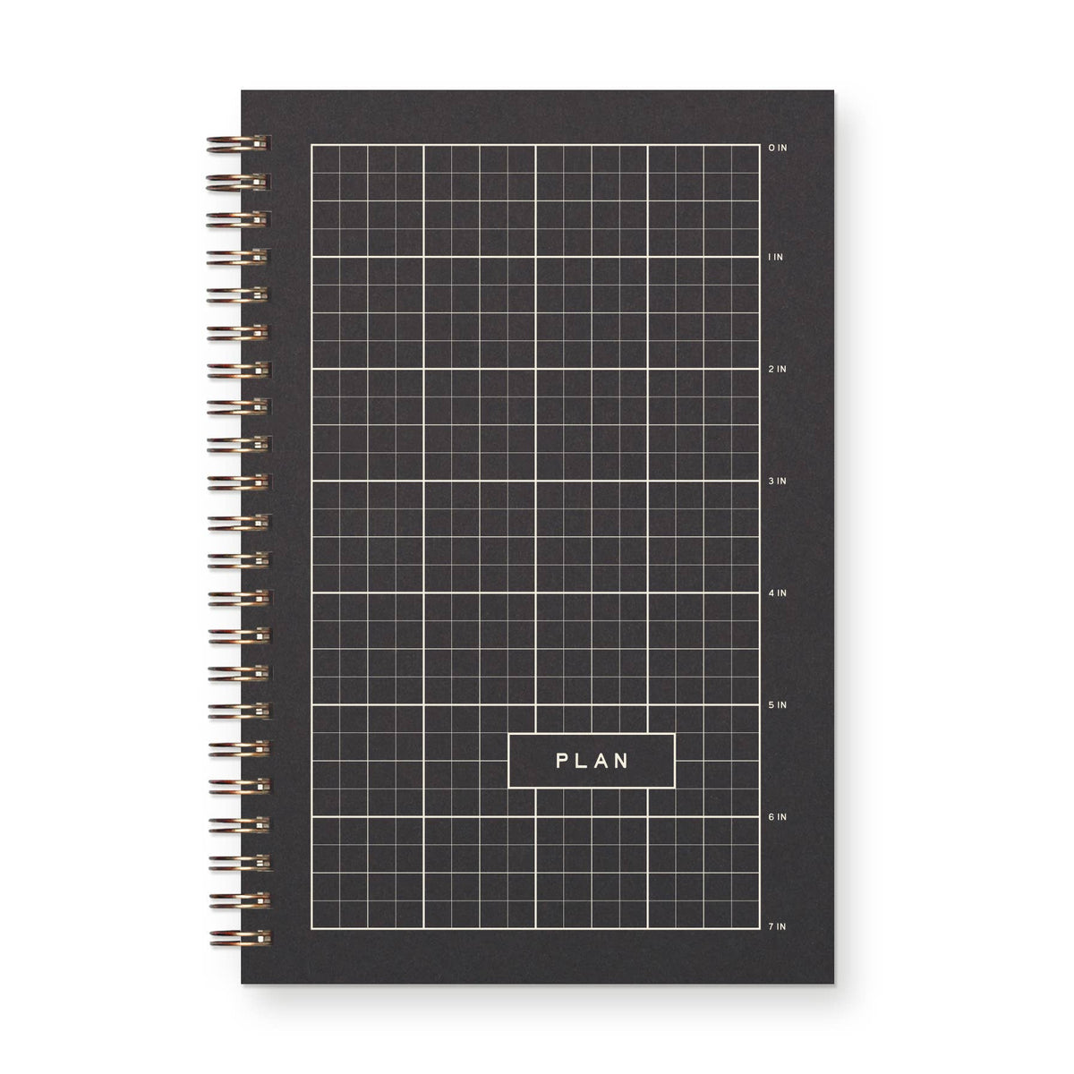 Andrew Ruff Grid Plum Ruler Grid Undated Weekly Planner · Ruff House Print Shop – Paper ...
