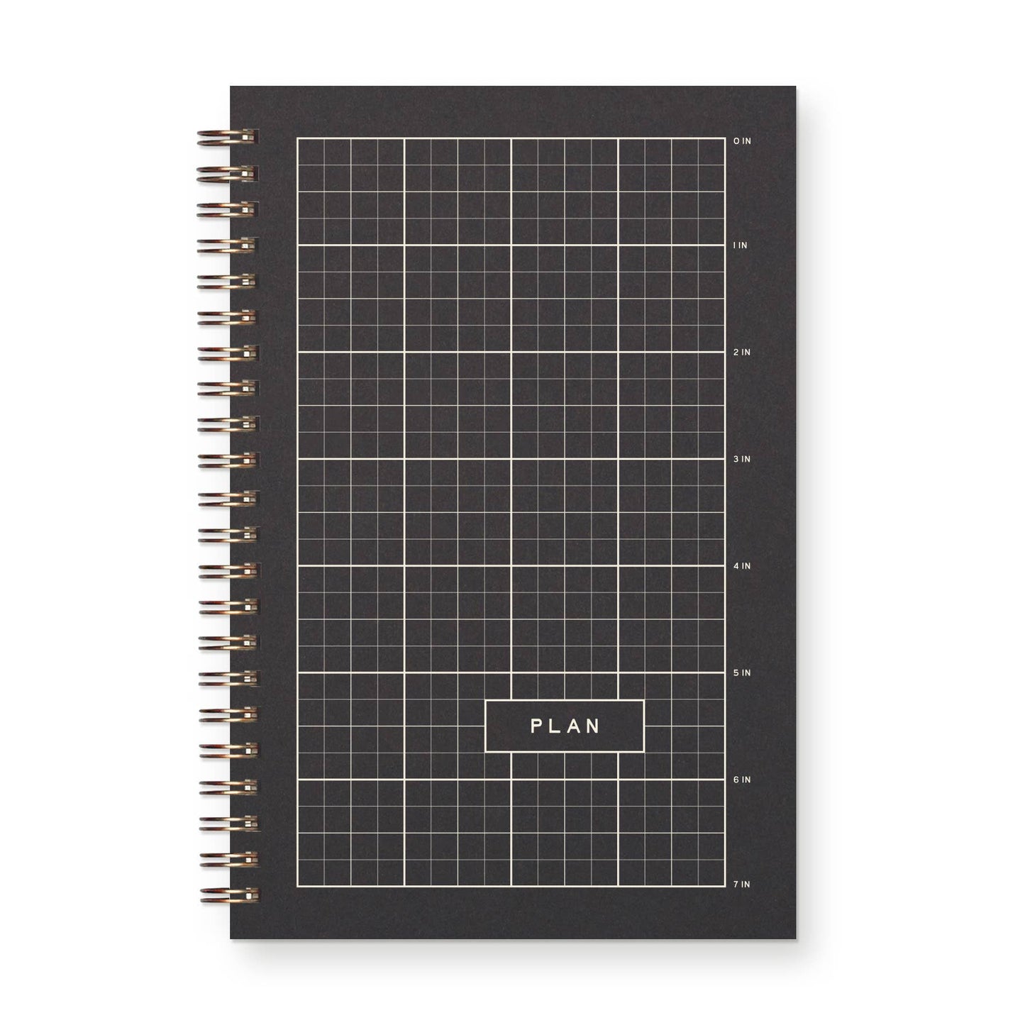Plum Ruler Grid Undated Weekly Planner · Ruff House Print Shop