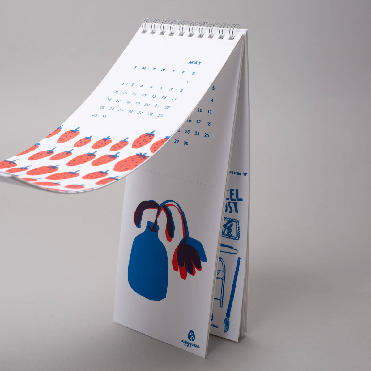 2027 Tear-off Postcard Illustrated Calendar · Egg Press