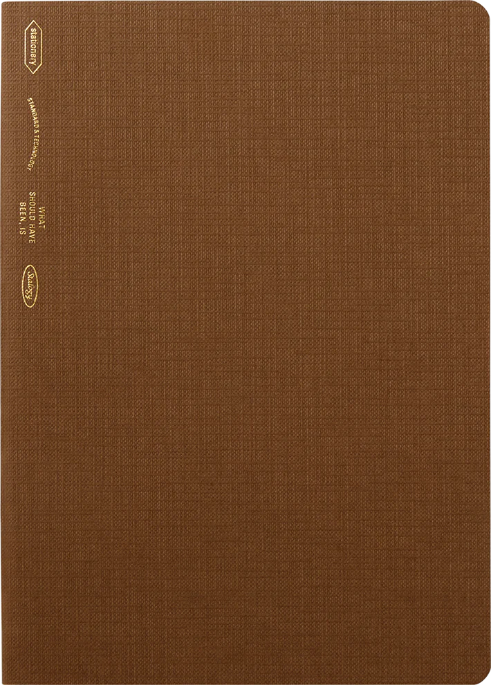 Stalogy 1/2 Year Notebook A5 - Cacao Brown