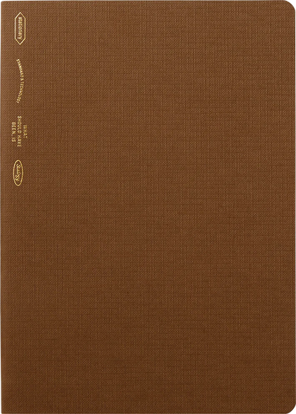 Stalogy 1/2 Year Notebook A5 - Cacao Brown