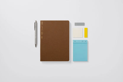 Stalogy 1/2 Year Notebook A5 - Cacao Brown