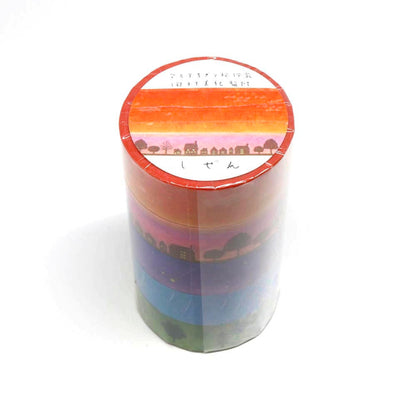 Shizen Washi Tape《5 Color Set》· Miki Tamura