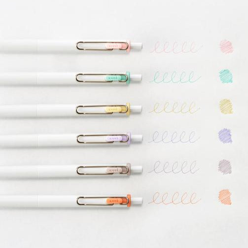 Uni-Ball One Gel Pen Japanese Color Set of 3 · 0.5mm