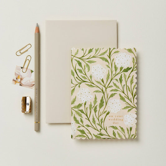 Flora 'On Your Wedding Day' Card · Wanderlust Paper Co