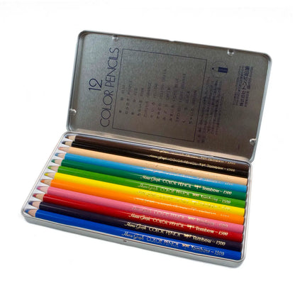 Tombow 1500 Series Colored Pencils - Set of 12