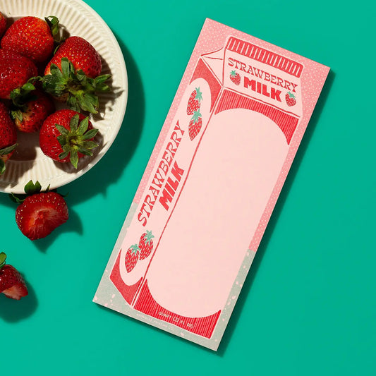 Strawberry Milk - Note Pad · Bromstad Printing Co.